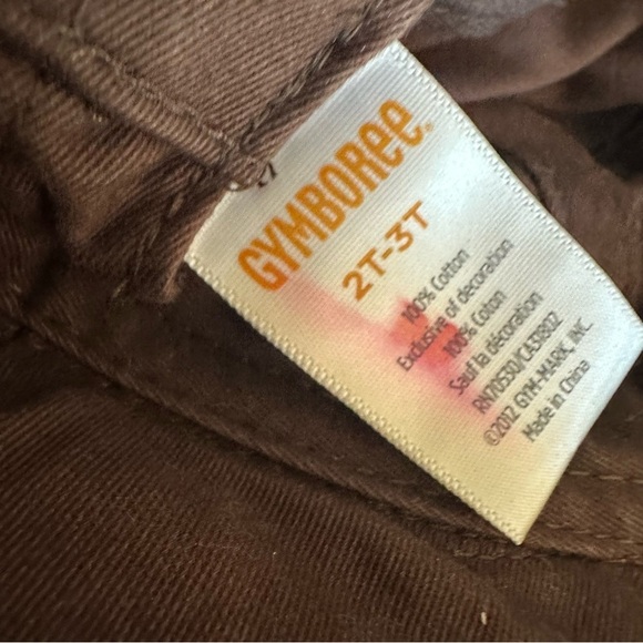 Gymboree Kids Brown and Red Hat with Kangaroo and Car - Picture 3 of 3